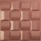 Ekena Millwork 19 5/8in. W x 19 5/8in. H Baile EnduraWall Decorative 3D Wall Panel Covers 2.67 Sq. Ft. WP20X20BAFCP - alternate 1